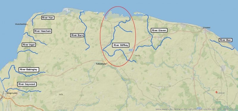 File:The location of Stiffkey Catchment.JPG